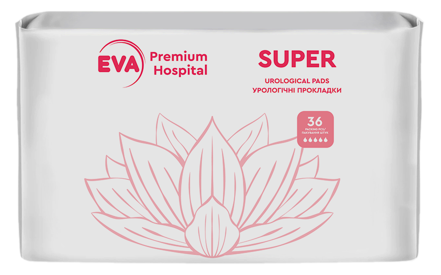 Урологічні прокладки EVA premium hospital Super